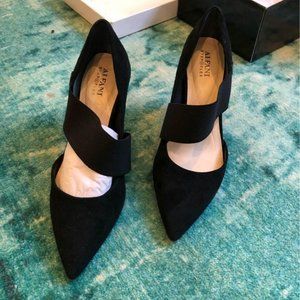 Alfani Seude Pointed Toe Heel | Black | Size 9